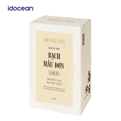 Bạch Trà Bạch Mẫu Đơn Hong Yin 50gr - Dịu nhẹ với hương cỏ non, vị ngọt thanh và sắc nước trong trẻo