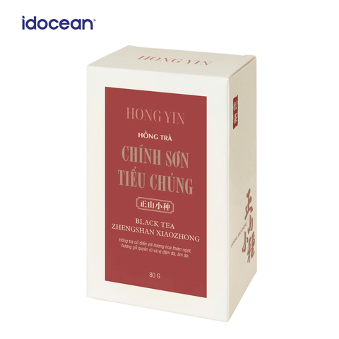 Hồng Trà Chính Sơn Tiểu Chủng Hong Yin 80gr - Hồng trà cổ điển với hương hoa thơm ngọt, hương gỗ quyến rũ và vị đậm đà, ấm áp.​