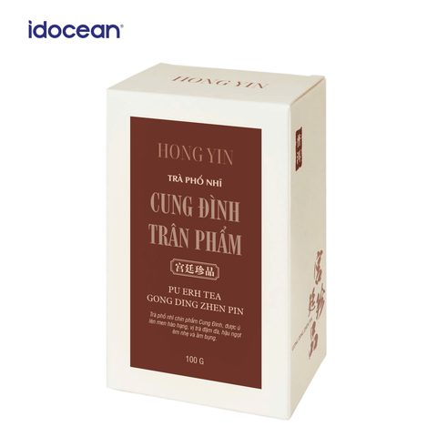 Trà Phổ Nhĩ Cung Đình Trân Phẩm Hong Yin 100gr - Vị trà đậm đà, hậu ngọt êm nhẹ và ấm bụng