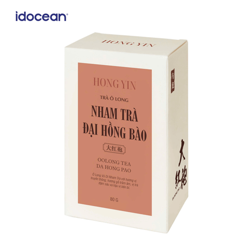 Trà Ô Long Nham Trà Đại Hồng Bào Hong Yin 80gr - Hương vị truyền thống, hương gỗ trầm ấm, vị trà đậm sâu và hậu vị bền bỉ.​