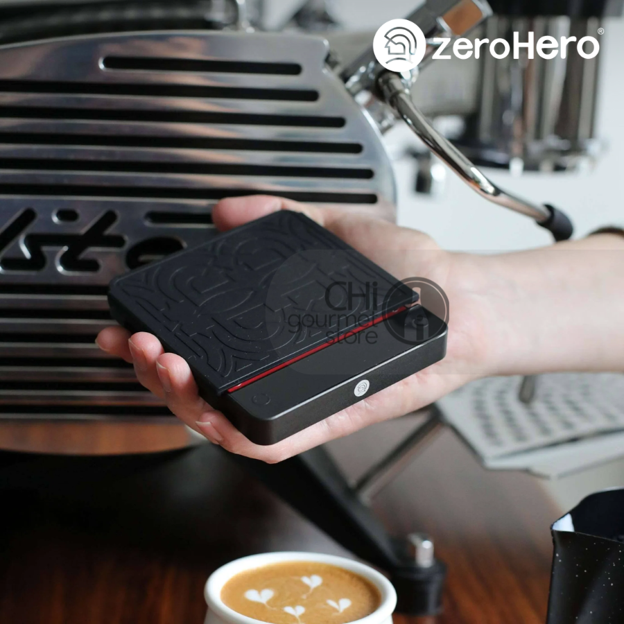 Combo Dụng Cụ Pha Chế OCD, Tamper 58mm Và Cân Điện Tử E-Smart Scale White zeroHero