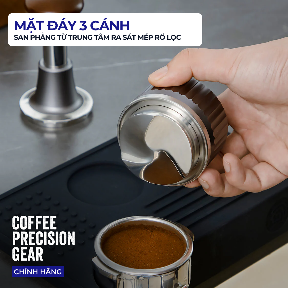 Dụng Cụ Dàn Phẳng Cà Phê 58mm - Thor Adjustable Coffee Distributor zeroHero