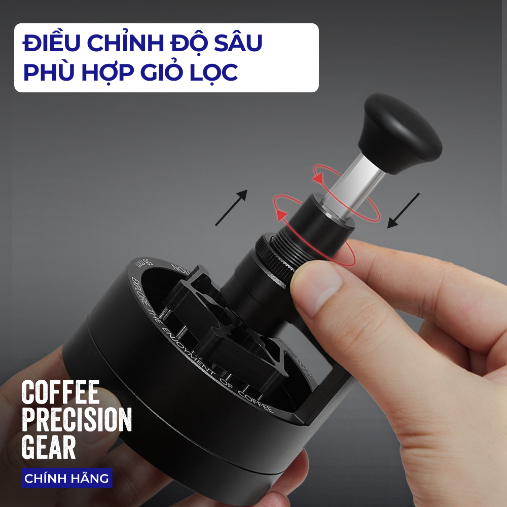 Dụng Cụ Đánh Tơi Bột Cà Phê Sword Needle Distributor 2.0 zeroHero