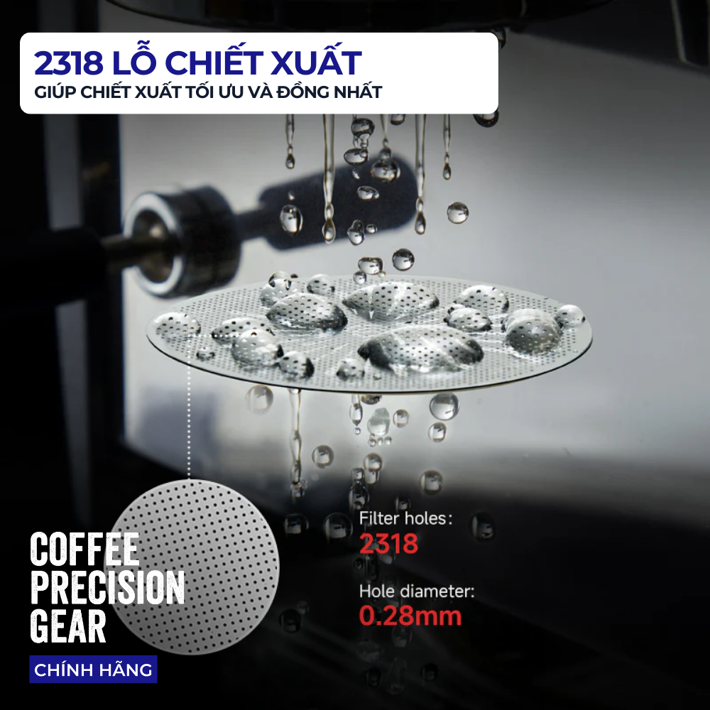 Tấm Lưới Phân Phối Nước zeroHero Espresso Puck Screen 58mm