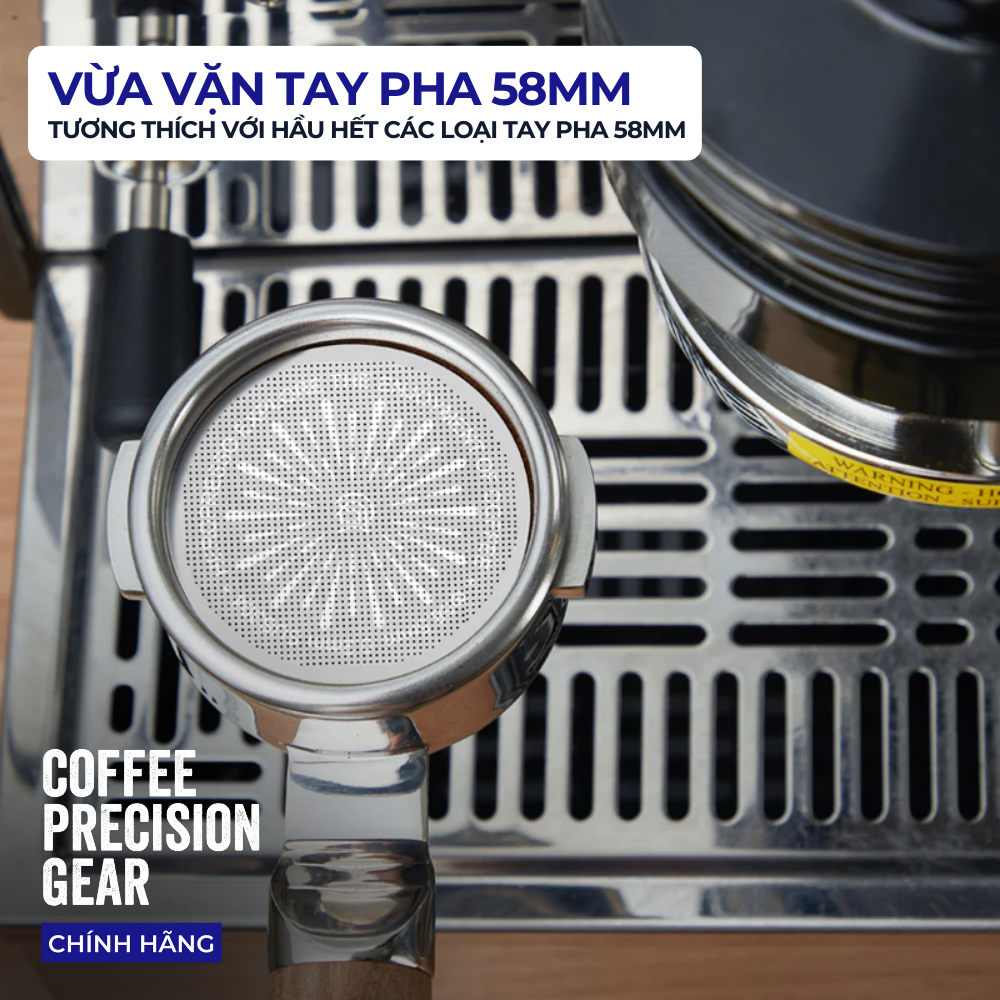 Tấm Lưới Phân Phối Nước zeroHero Espresso Puck Screen 58mm