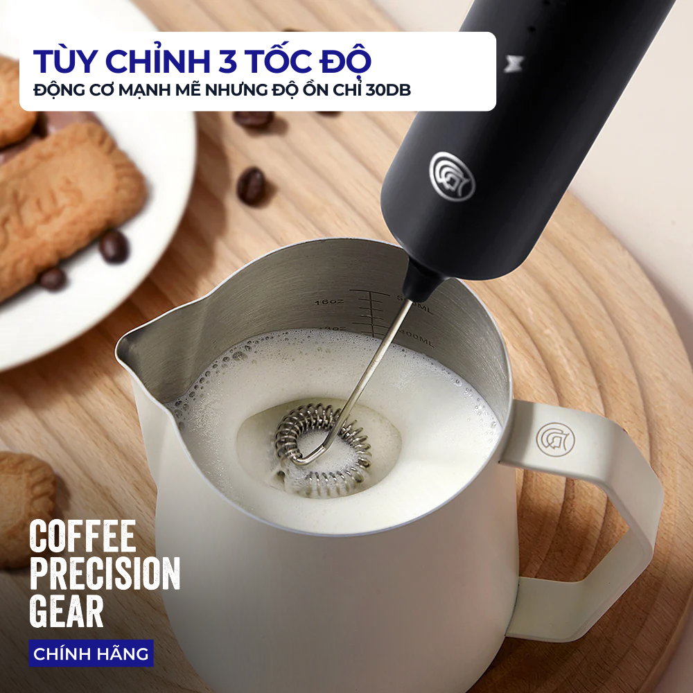 Máy Đánh Bọt Sữa zeroHero DualWhisk Foamer