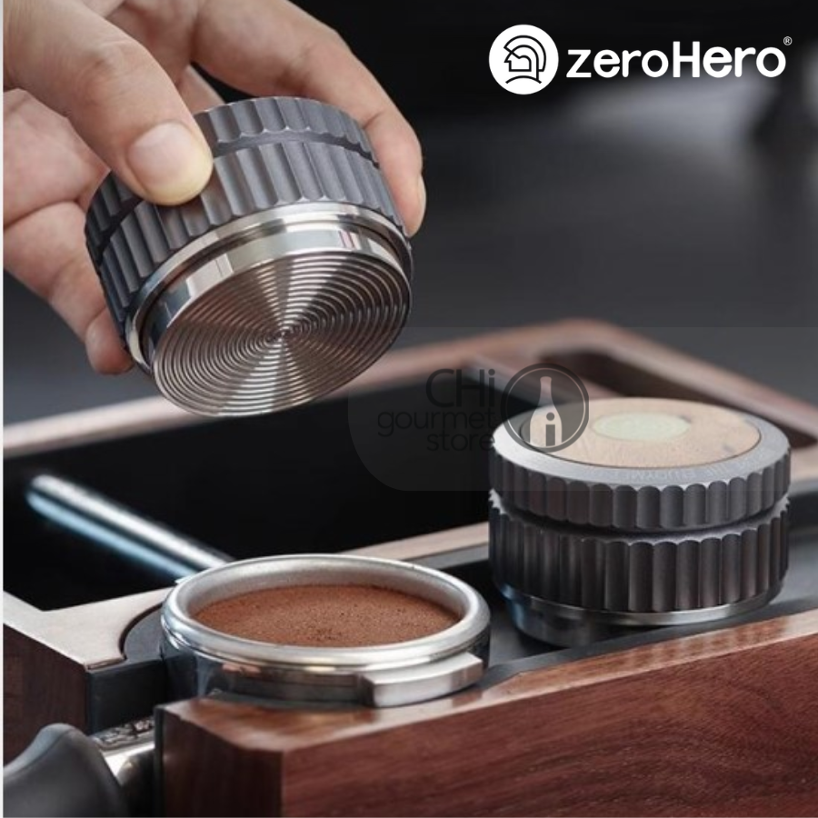 Combo Dụng Cụ Pha Chế WDT, Tamper Và Cân Điện Tử Mini Scale Black zeroHero