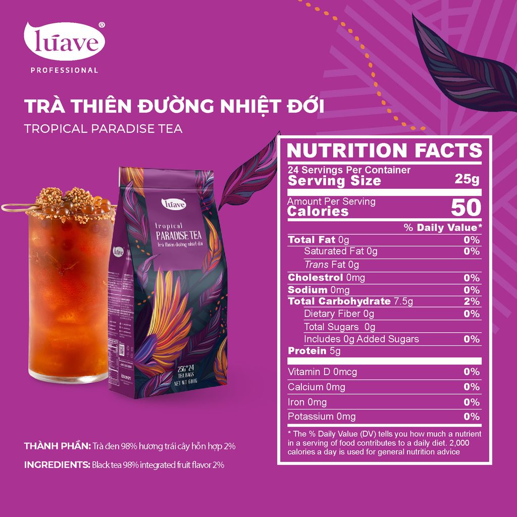 Trà Thiên Đường Nhiệt Đới (Tropical Paradise Tea) - Lúave®