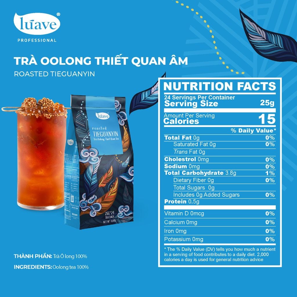 Trà Ôlong Thiết Quan Âm (Roasted Tieguanyin) - Lúave®