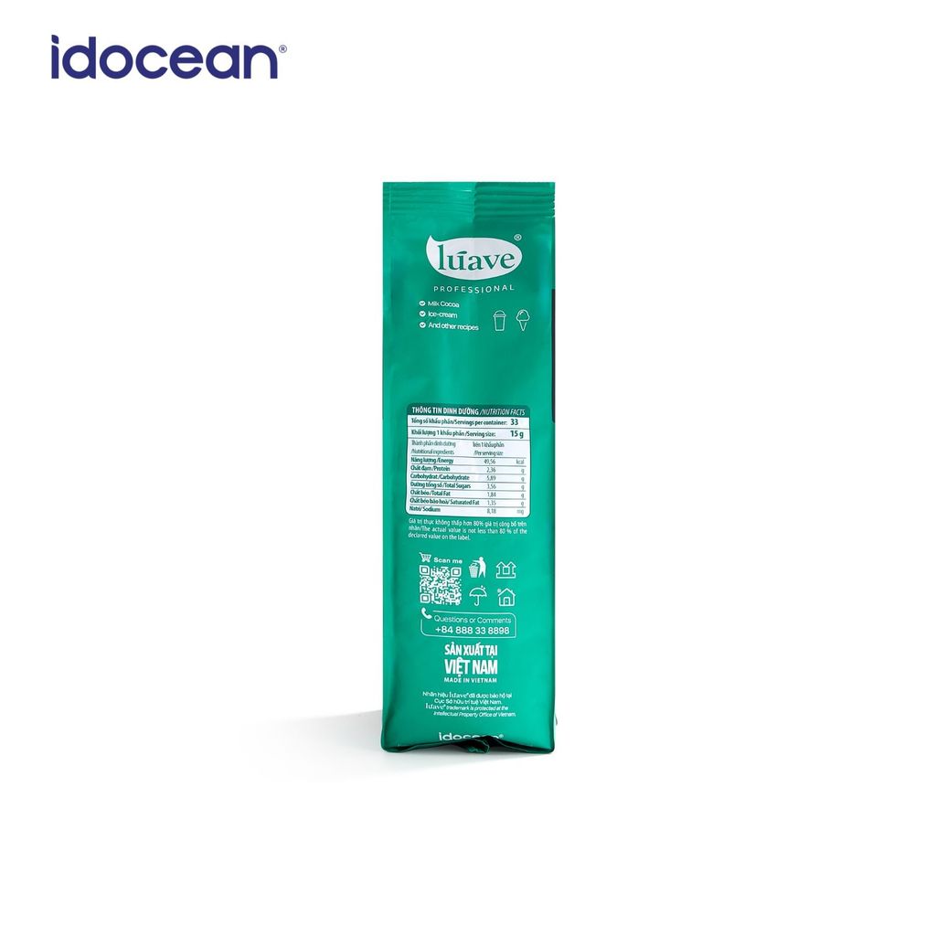 Bột Cacao Lúave - Hương vị đắng béo tự nhiên, phù hợp trong pha chế, làm bánh,...