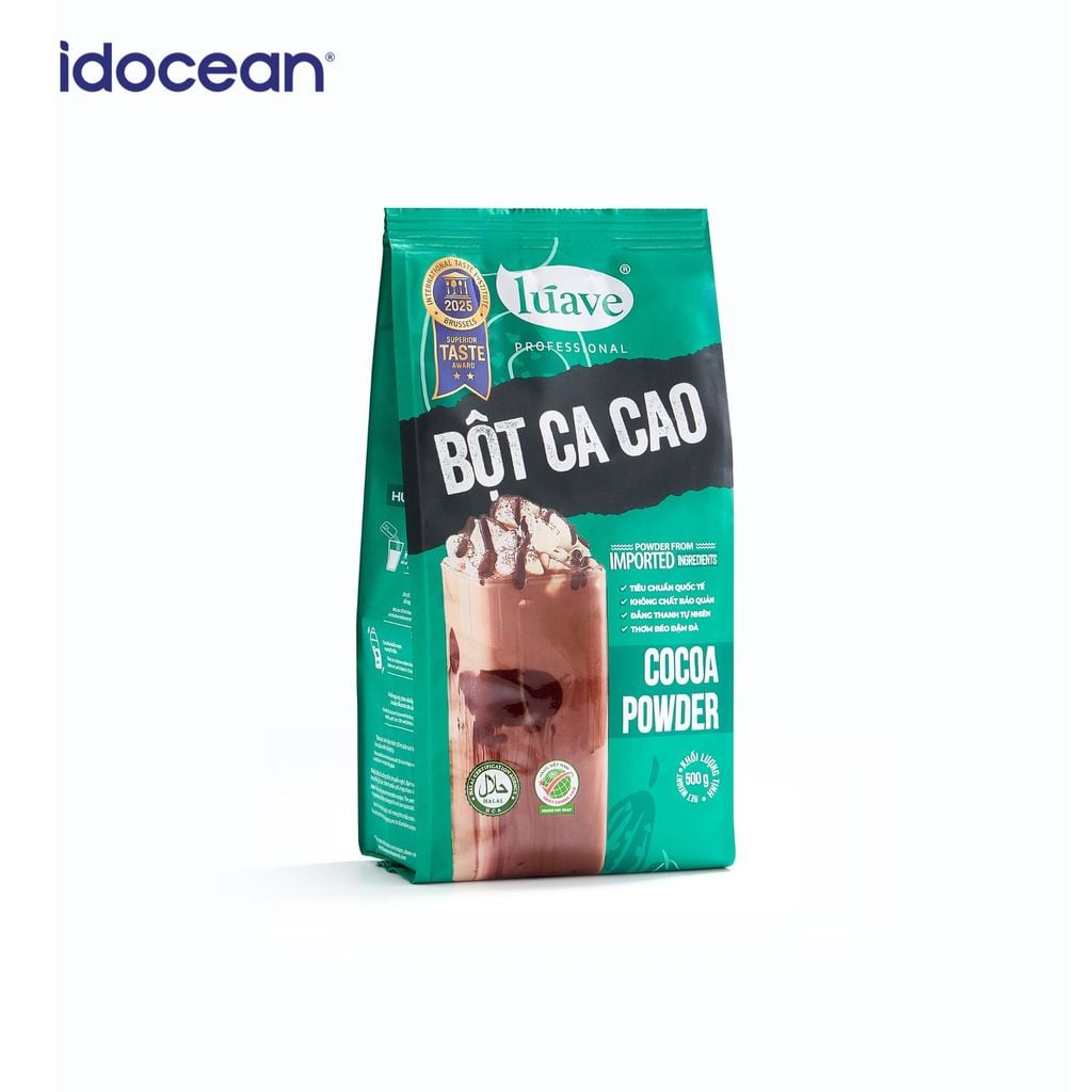 Bột Cacao Lúave - Hương vị đắng béo tự nhiên, phù hợp trong pha chế, làm bánh,...
