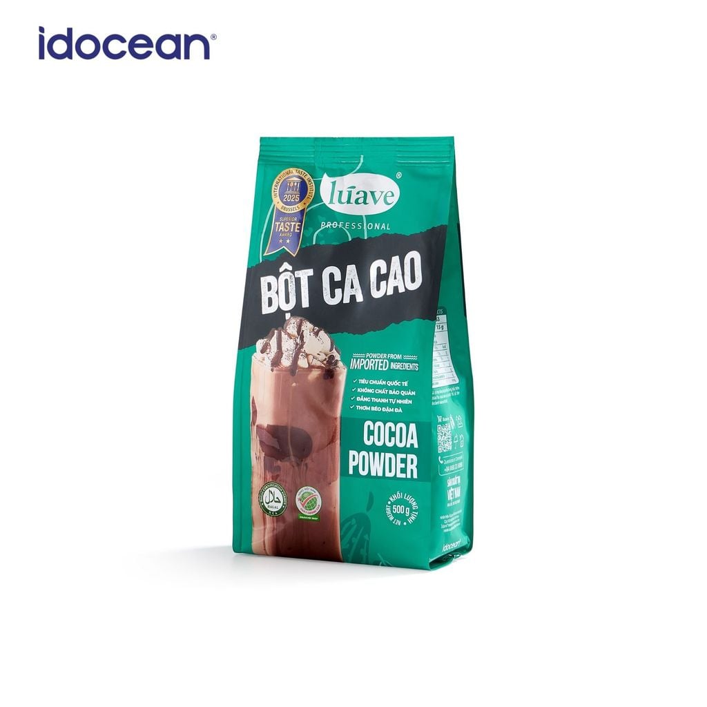 Bột Cacao Lúave - Hương vị đắng béo tự nhiên, phù hợp trong pha chế, làm bánh,...
