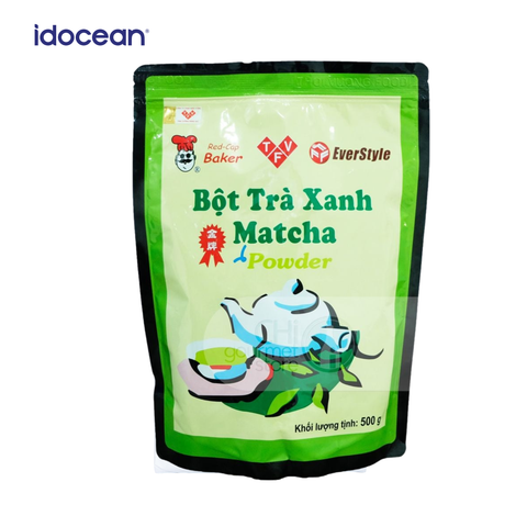 Bột Trà Xanh Matcha Đài Loan (Mũ Đỏ) 0.5kg - Everstyle