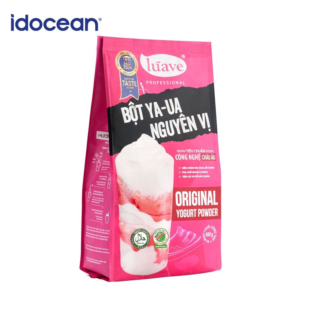 Bột Yogurt Lúave- Thay thế sữa chua truyền thống, có vị chua dịu, béo nhẹ của sữa chua