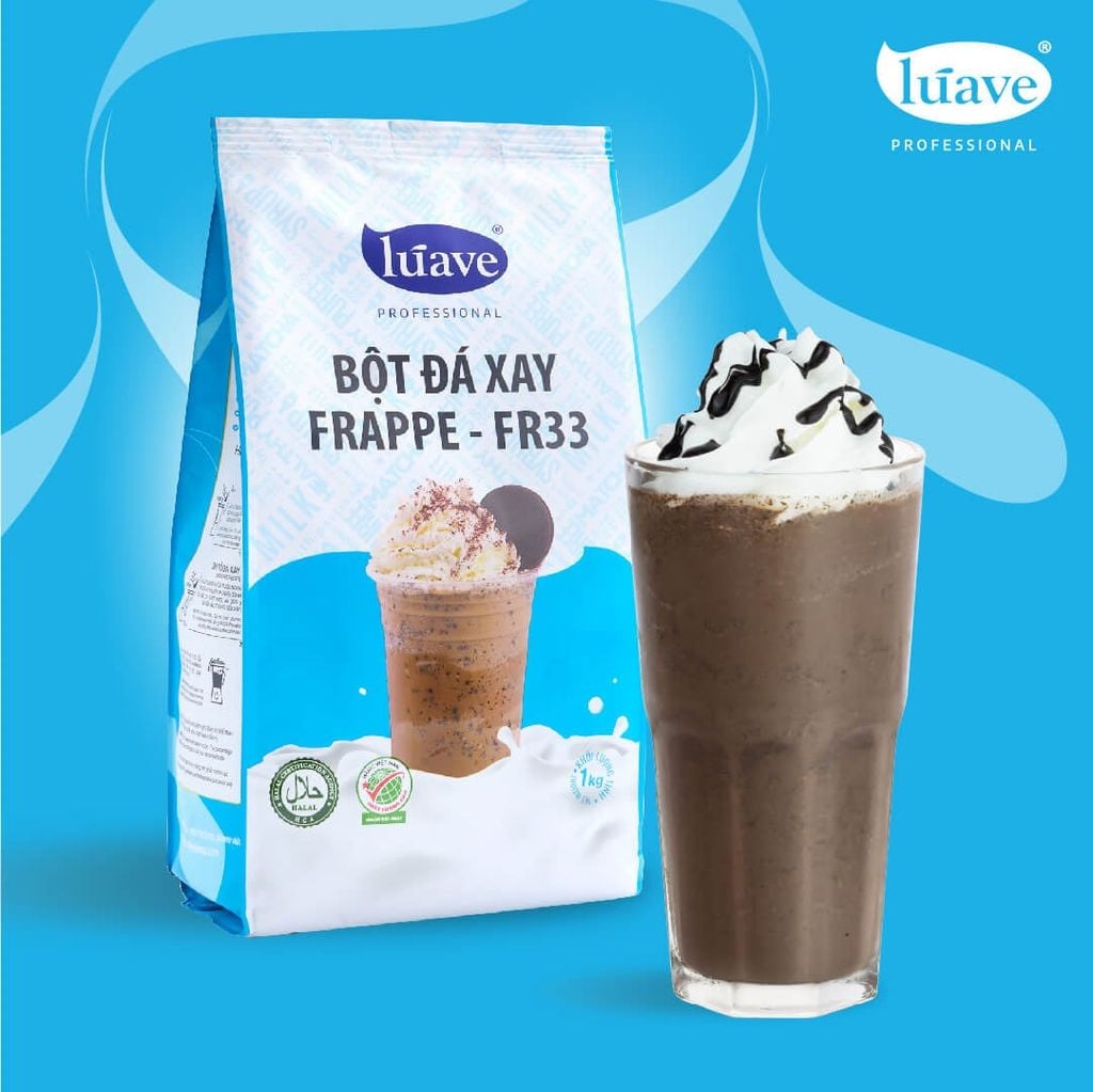Bột Đá Xay Frappe FR33 - Lúave (Giúp hạn chế tách lớp, phân tầng, giảm thiểu quá trình tan đá cho các món thức uống)