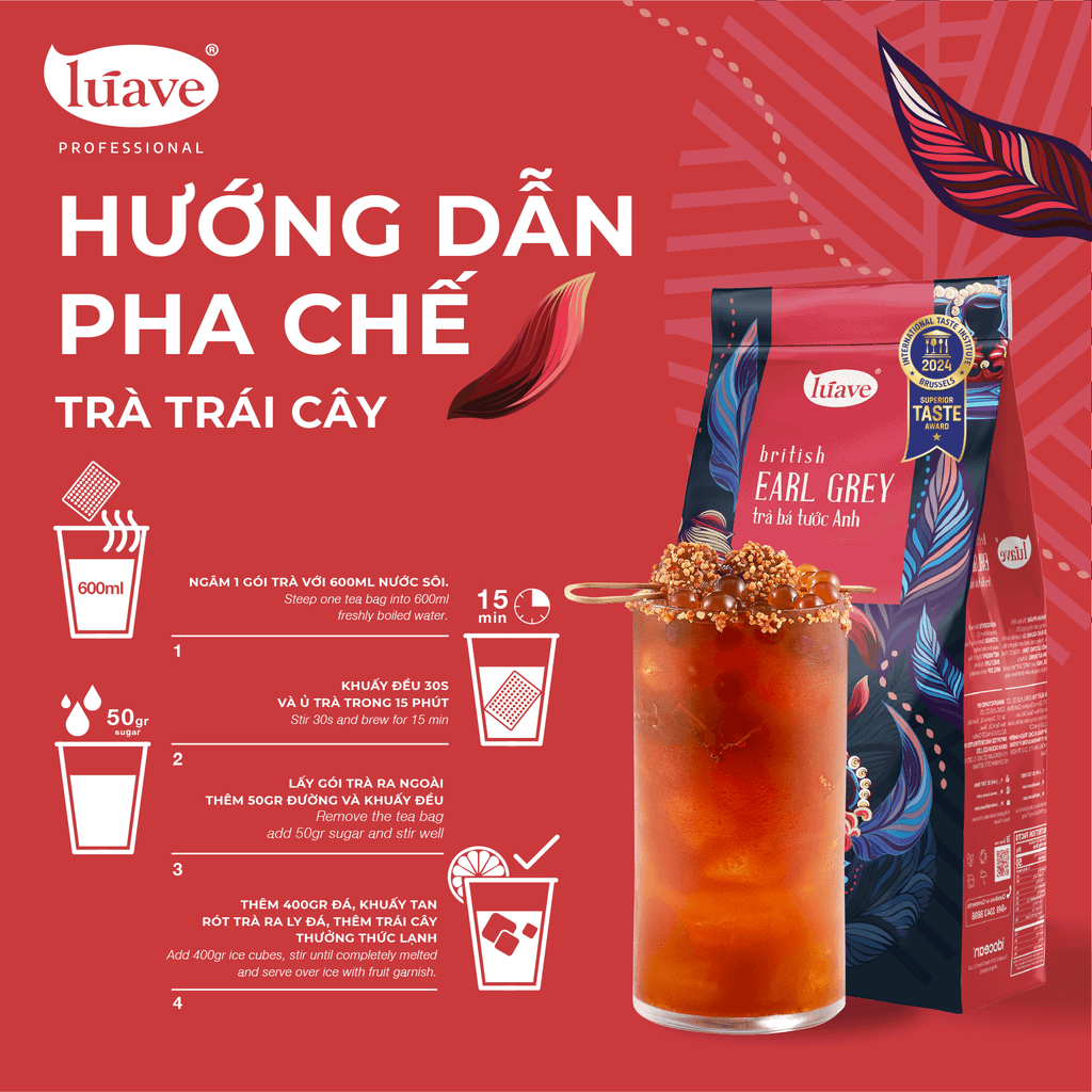 Trà Bá tước Anh Quốc (British Earl Grey Tea) - Lúave®