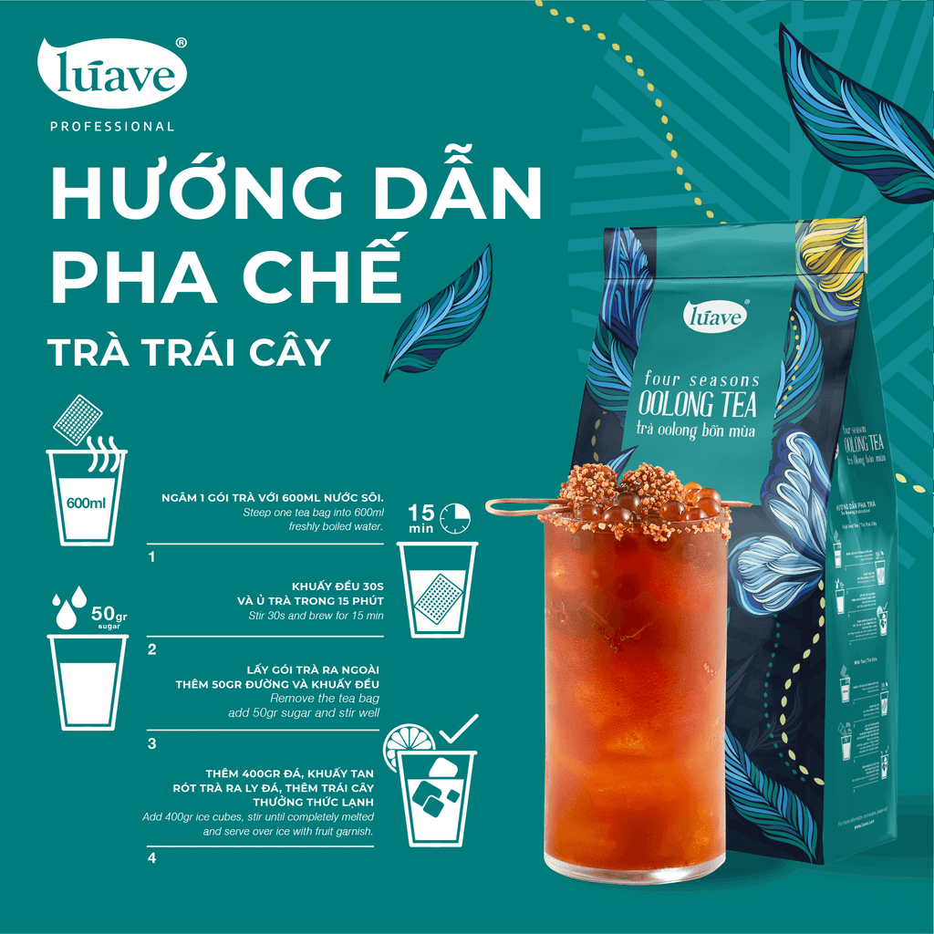 Trà Ôlong Bốn Mùa (Four season Oolong Tea) - Lúave®