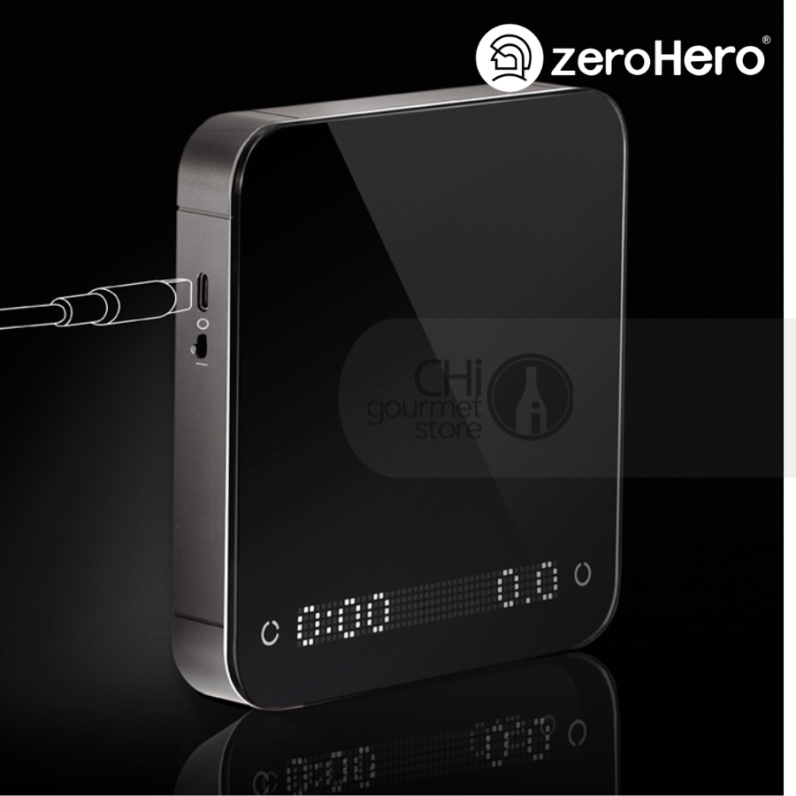 Cân điện tử thông minh Linzhi - zeroHero Coffee scales White (Màu Trắng)
