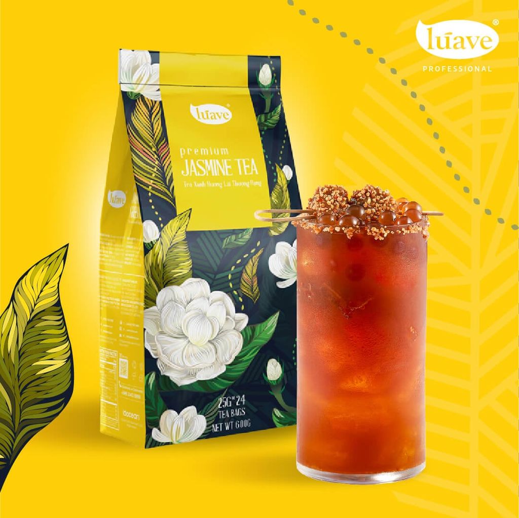 Trà Xanh Hoa Nhài Thượng Hạng (Premium Jasmine Green Tea) - Lúave®