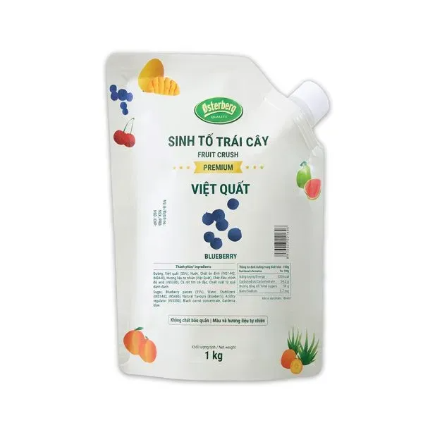 Sinh tố trái cây Osterberg Premium - Vị Việt quất 1Kg