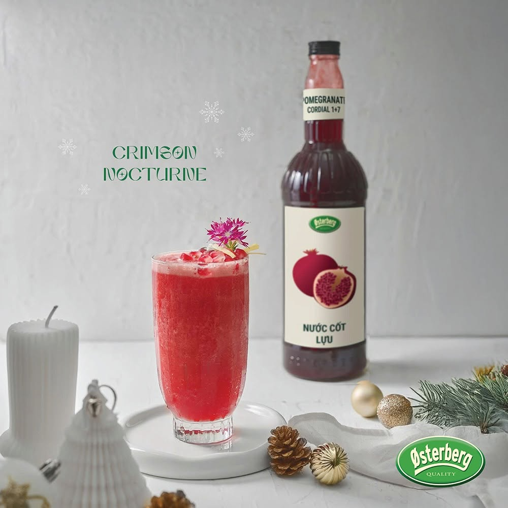 Nước cốt Osterberg - Vị Lựu 1000ml