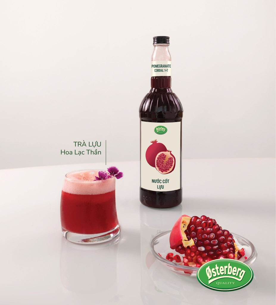 Nước cốt Osterberg - Vị Lựu 1000ml
