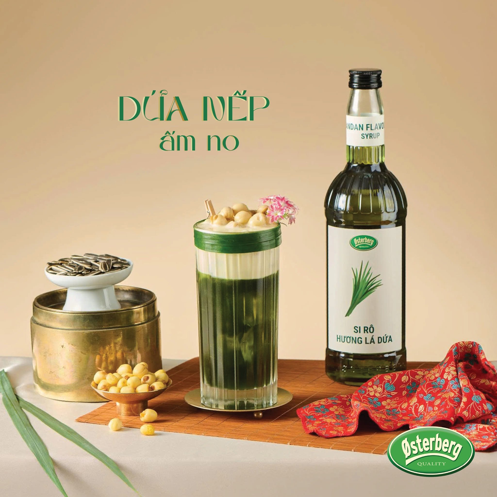 Syrup Osterberg Lá Dứa 750ml