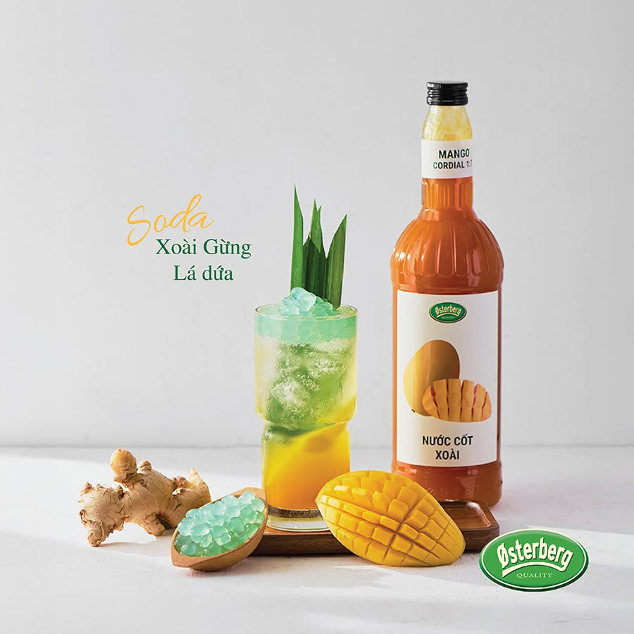 Nước cốt Osterberg - Vị Xoài 1000ml