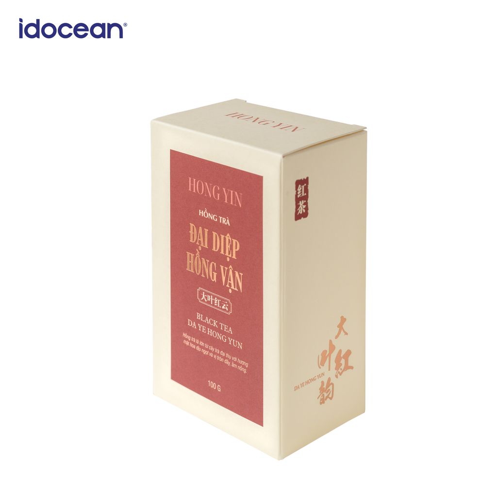 Hồng Trà Đại Diệp Hồng Vận Hong Yin 100gr - Hồng trà lá lớn từ cây trà đại thụ với hương mật hoa dịu ngọt và vị tròn đầy, ấm nồng.​