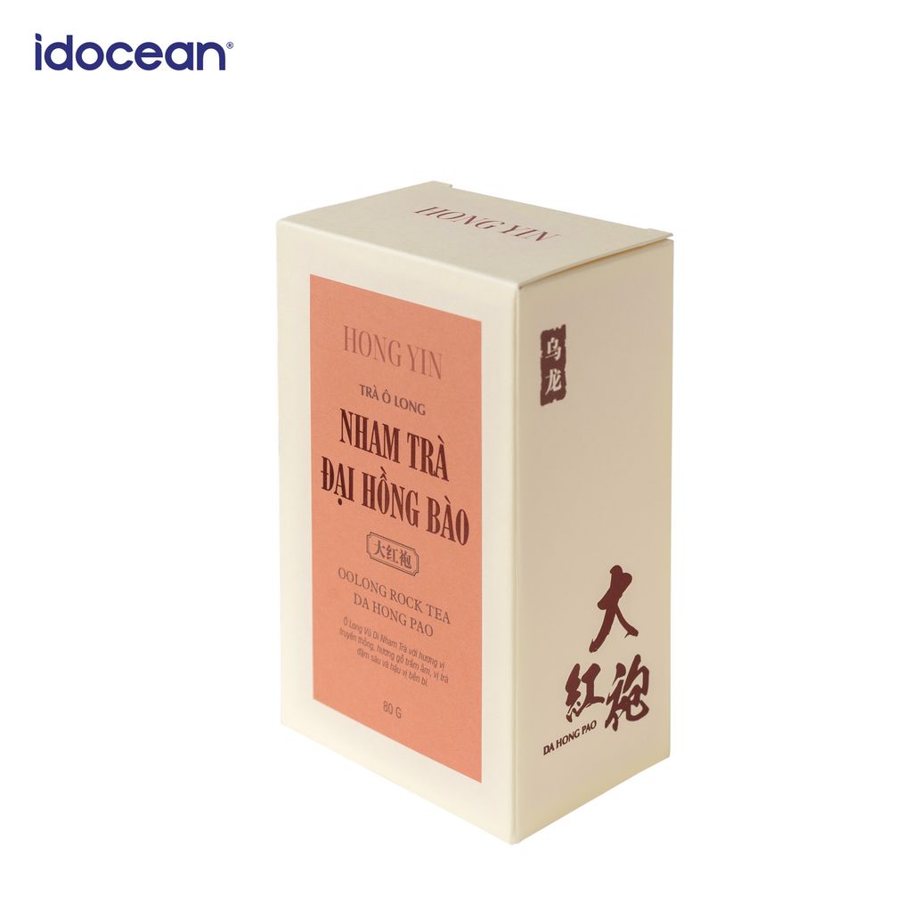 Trà Ô Long Nham Trà Đại Hồng Bào Hong Yin 80gr - Hương vị truyền thống, hương gỗ trầm ấm, vị trà đậm sâu và hậu vị bền bỉ.​