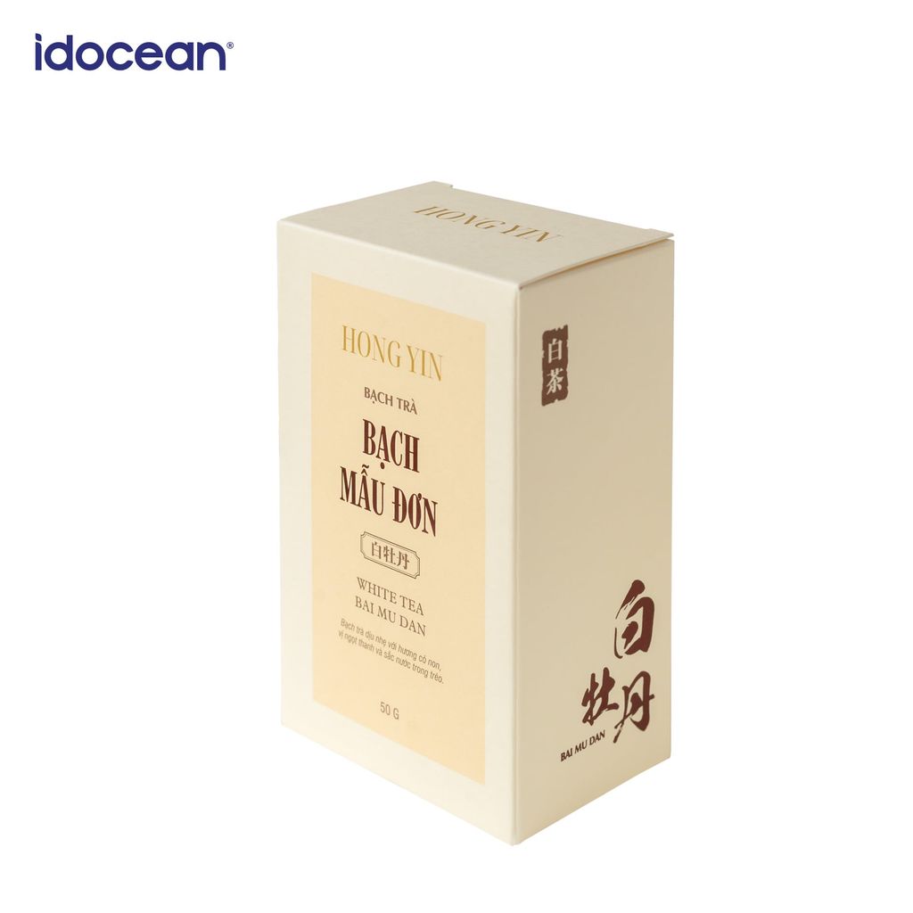 Bạch Trà Bạch Mẫu Đơn Hong Yin 50gr - Dịu nhẹ với hương cỏ non, vị ngọt thanh và sắc nước trong trẻo