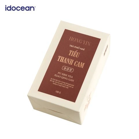 Trà Phổ Nhĩ Tiểu Thanh Cam Hong Yin 100gr - Ủ trong trái quýt xanh Tân Hội , hài hoà giữa vị trà đậm êm và hương vỏ quýt thanh mát.​