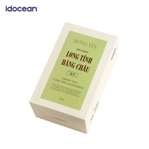 Trà Xanh Long Tỉnh Hàng Châu Hong Yin 80gr - Hương hoa thoảng vị hạt dẻ, vị trà thanh ngọt, hậu vị dịu nhẹ và trong trẻo.​