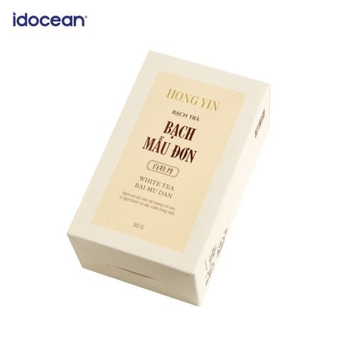 Bạch Trà Bạch Mẫu Đơn Hong Yin 50gr - Dịu nhẹ với hương cỏ non, vị ngọt thanh và sắc nước trong trẻo