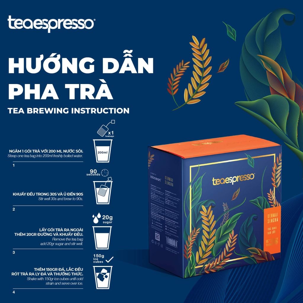Trà Xanh Gạo Lứt (Genmai Sencha ) - Teaespresso