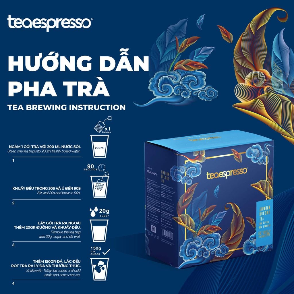 Trà Ôlong Sữa Jinxuan (Jinxuan Oolong Tea) - Teaespresso