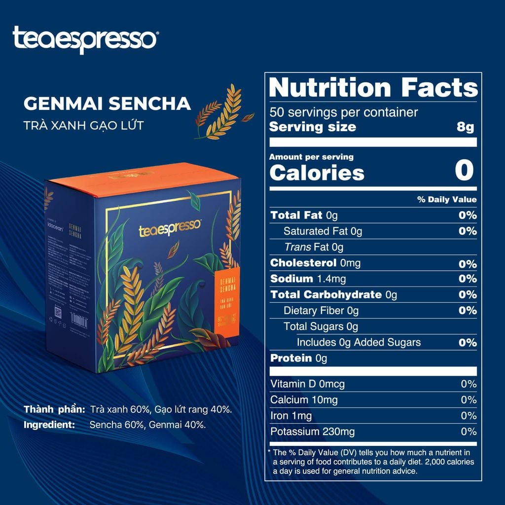 Trà Xanh Gạo Lứt (Genmai Sencha ) - Teaespresso
