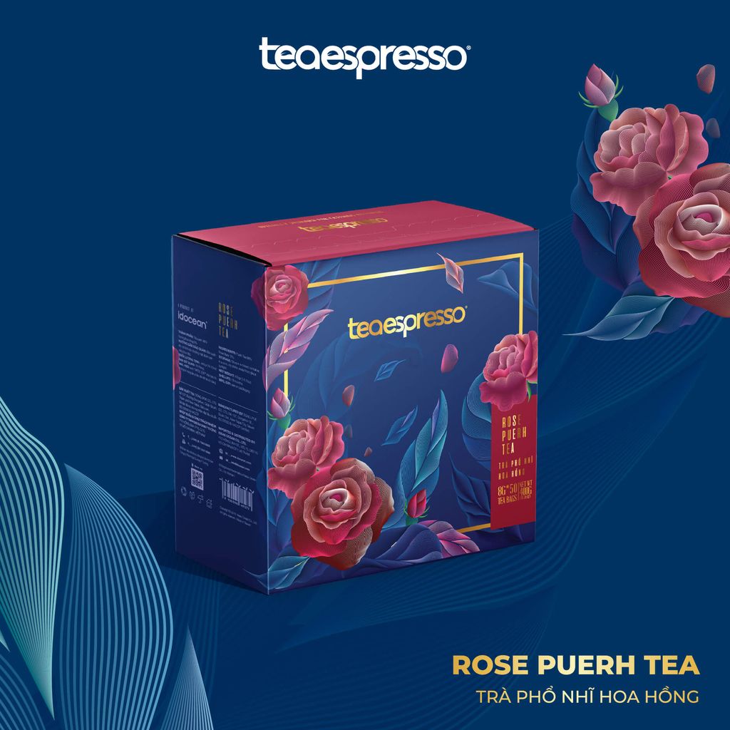 Trà Phổ Nhĩ Hoa Hồng (Rose Puerh Tea) - Teaespresso