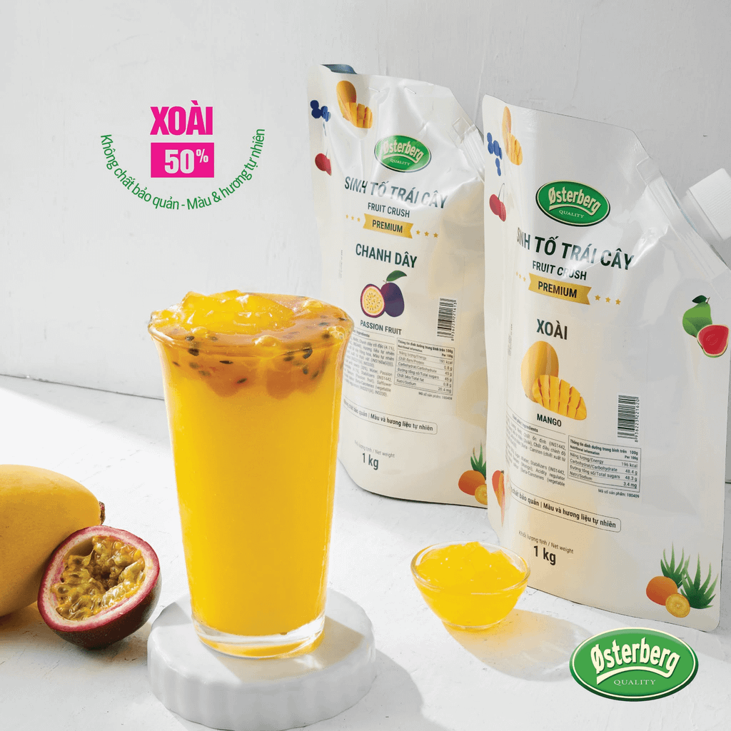 Sinh tố trái cây Osterberg Premium - Vị Chanh dây 1Kg