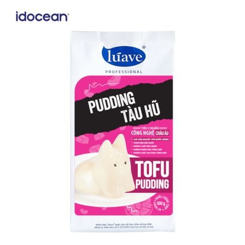 Bột pudding tàu hũ Lúave Professional - Hương đậu nành béo thơm, chỉ cần khuấy với nước nóng, không cần nấu