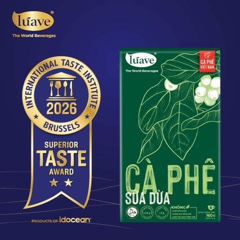 Cà phê Hòa Tan Vị Sữa Dừa - Lúave