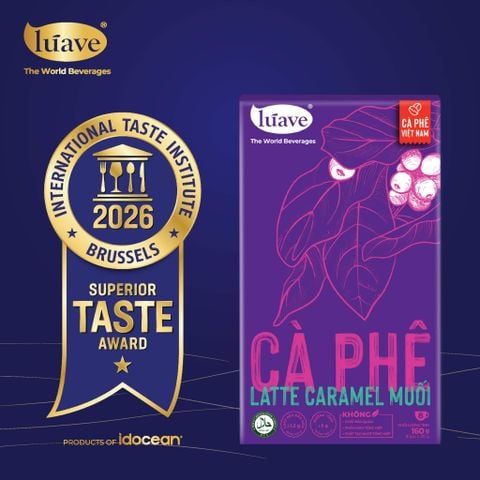 Cà phê Hòa Tan Vị Latte Caramel Muối - Lúave