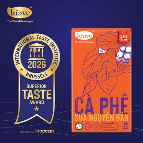 Cà phê Hòa Tan Vị Nguyên Bản - Lúave