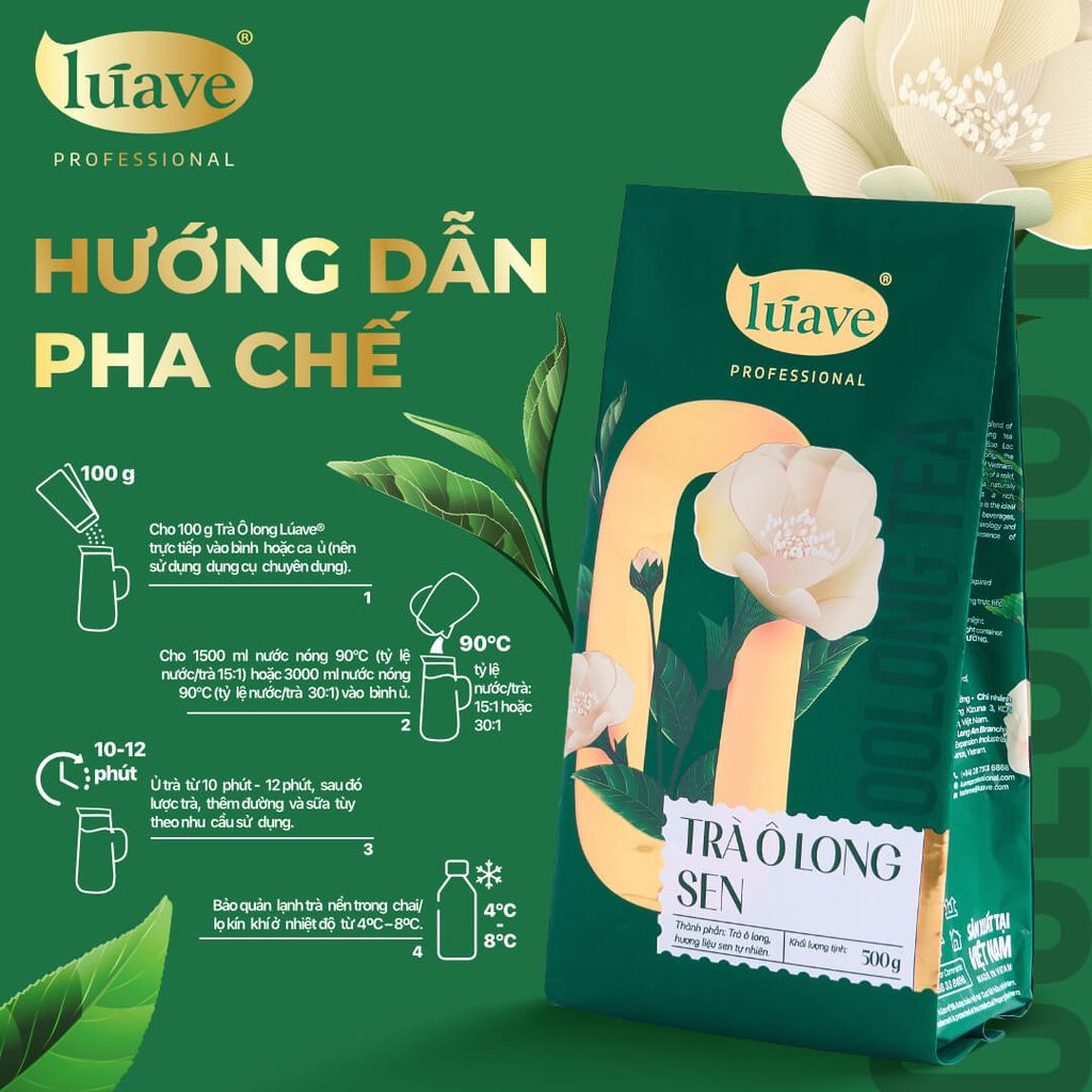 Trà Oolong Sen Lúave 500gr