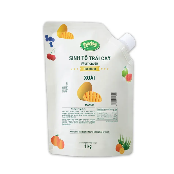 Sinh tố trái cây Osterberg Premium - Vị Xoài 1Kg