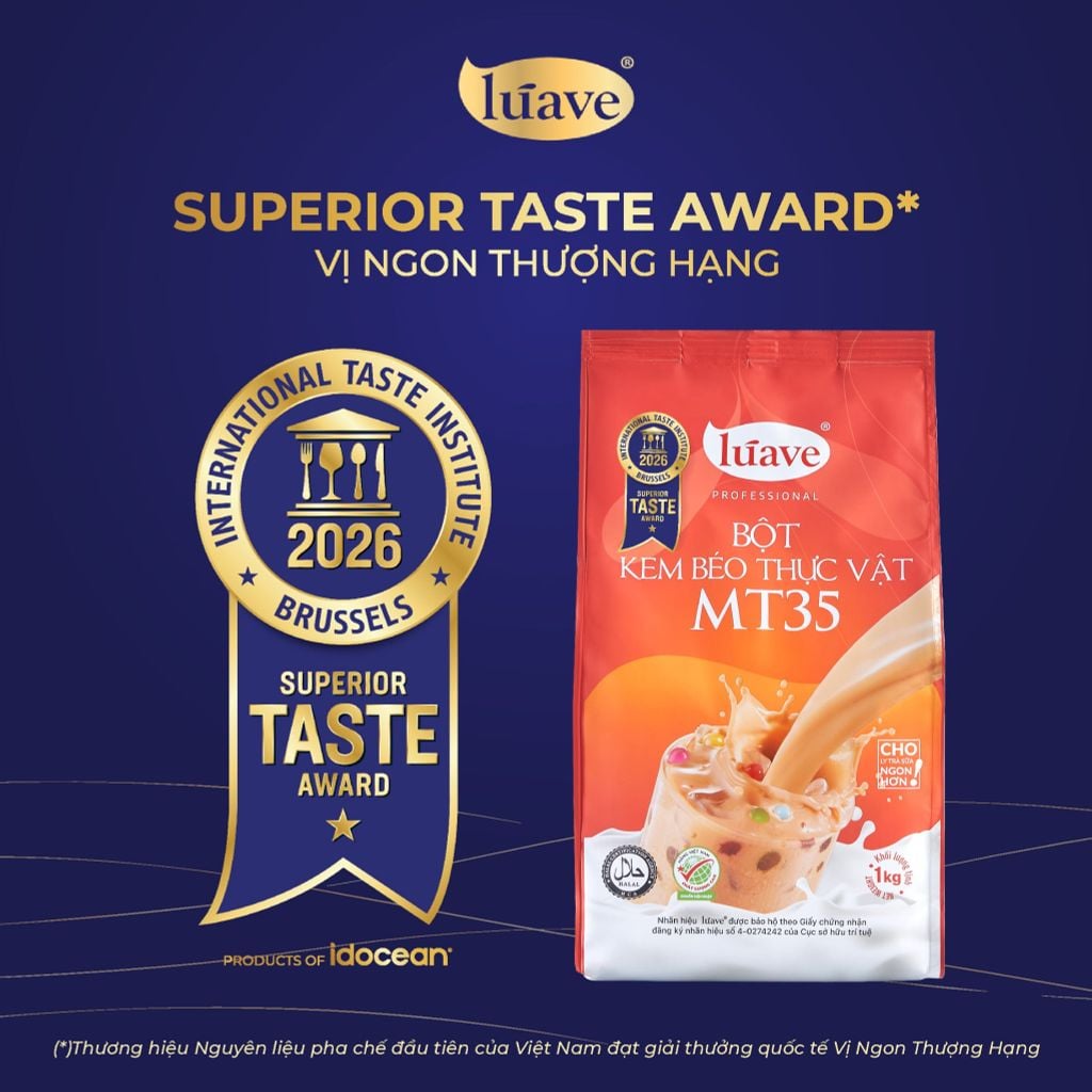 Bột Kem Béo Thực Vật MT35 Lúave - Bột pha trà sữa, tôn vị trà, béo vị sữa, kết hợp được nhiều loại trà