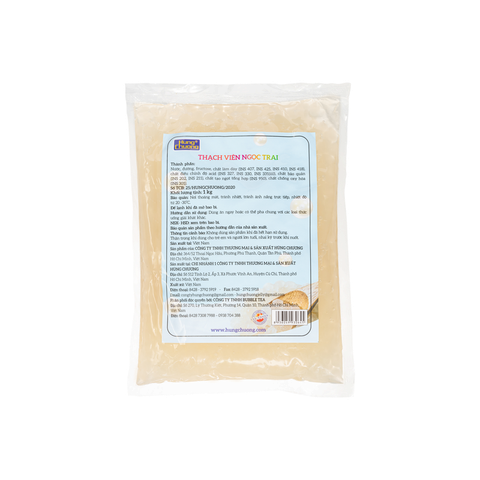 Thạch Viên Ngọc Trai Nguyên Vị 1kg/ 2kg - Hùng Chương