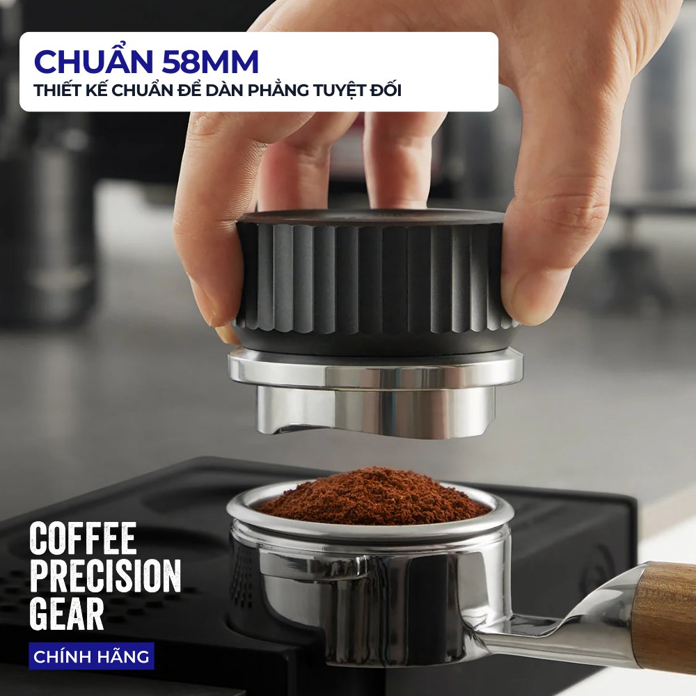 Dụng Cụ Dàn Phẳng Cà Phê 58mm - Thor Adjustable Coffee Distributor zeroHero