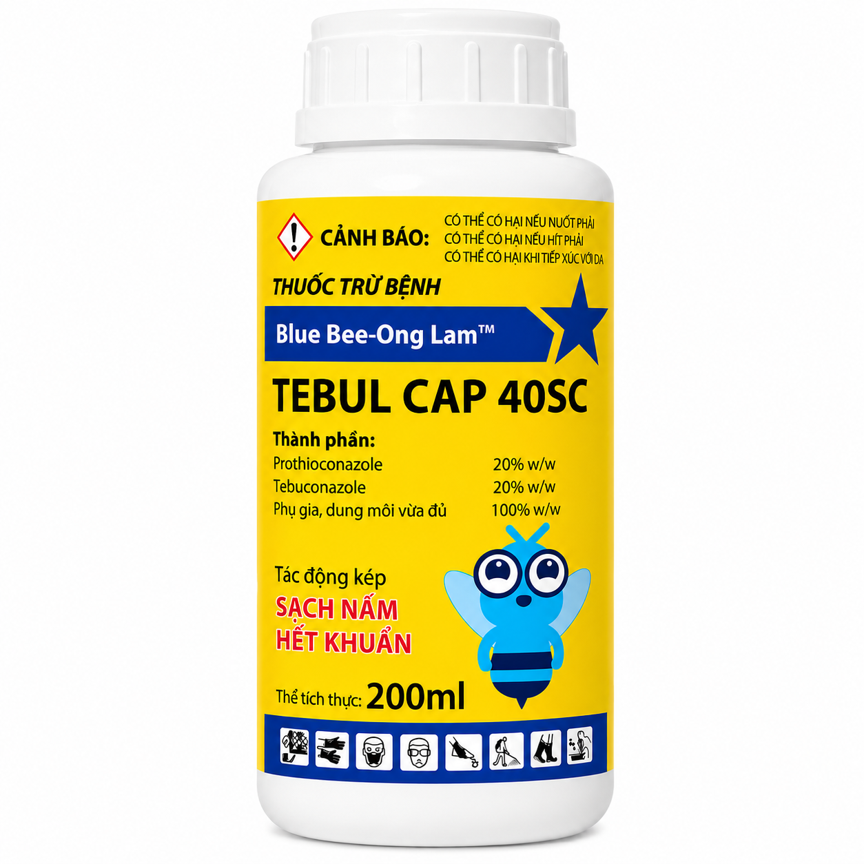 Tebul Cap 40SC – Thuốc Trừ Bệnh Phổ Rộng Sạch Nấm Hết Khuẩn Hiệu Quả Cao - Thuốc BVTV
