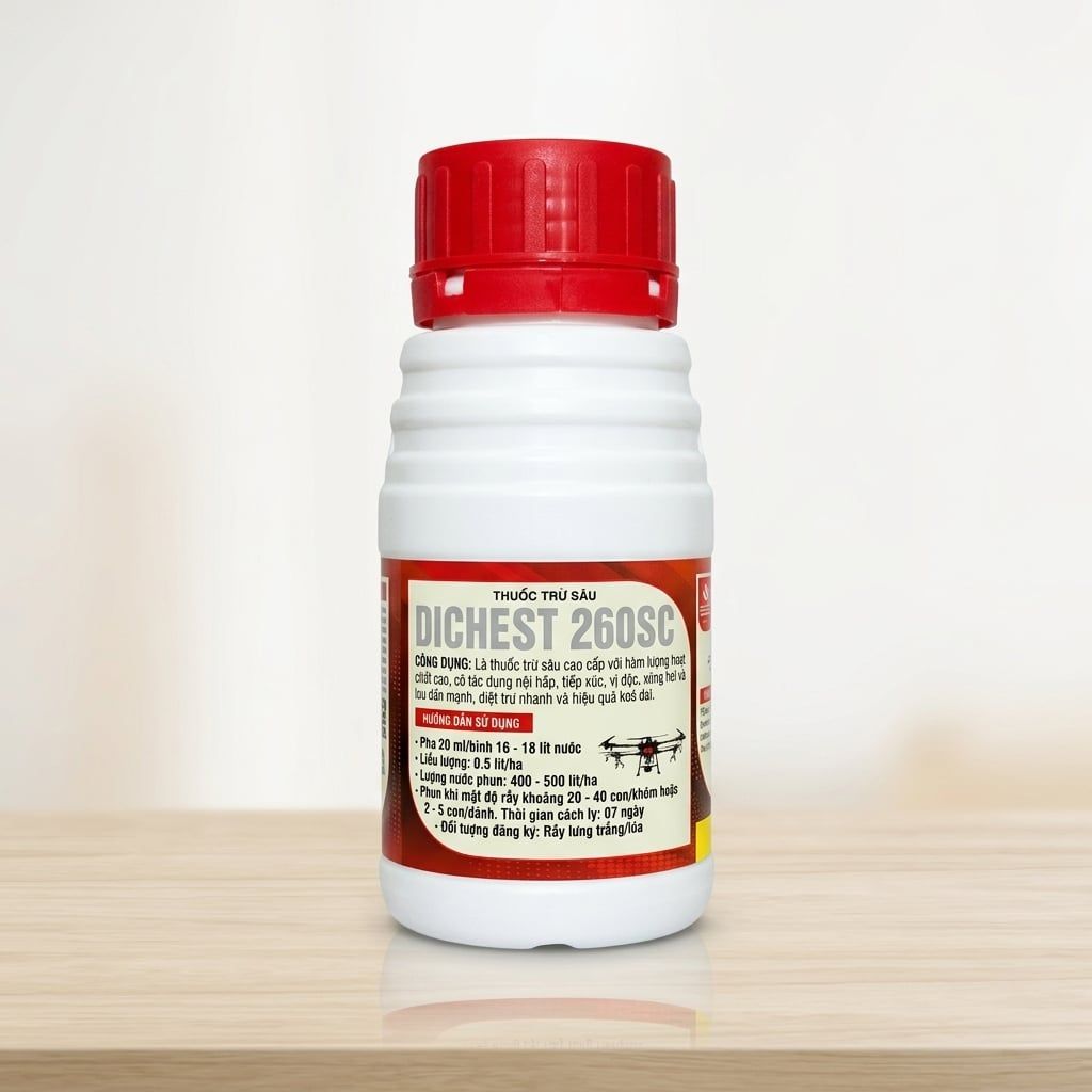 Thuốc Trừ Rầy Fidopro 260 (Dichest 260SC): Đặc Trị Bọ Trĩ, Rầy Lưng Trắng, Mát Bông Mát Trái - Thuốc BVTV